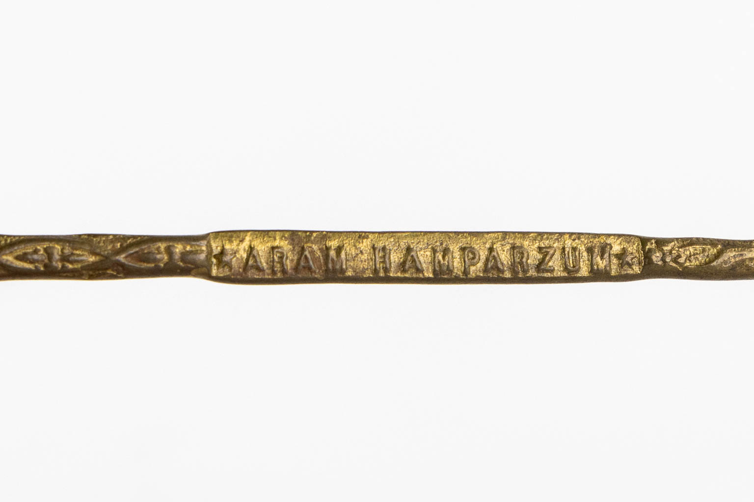 An apostle spoon, added a fork and a pricker, circa 1600. (W:13,4 cm)