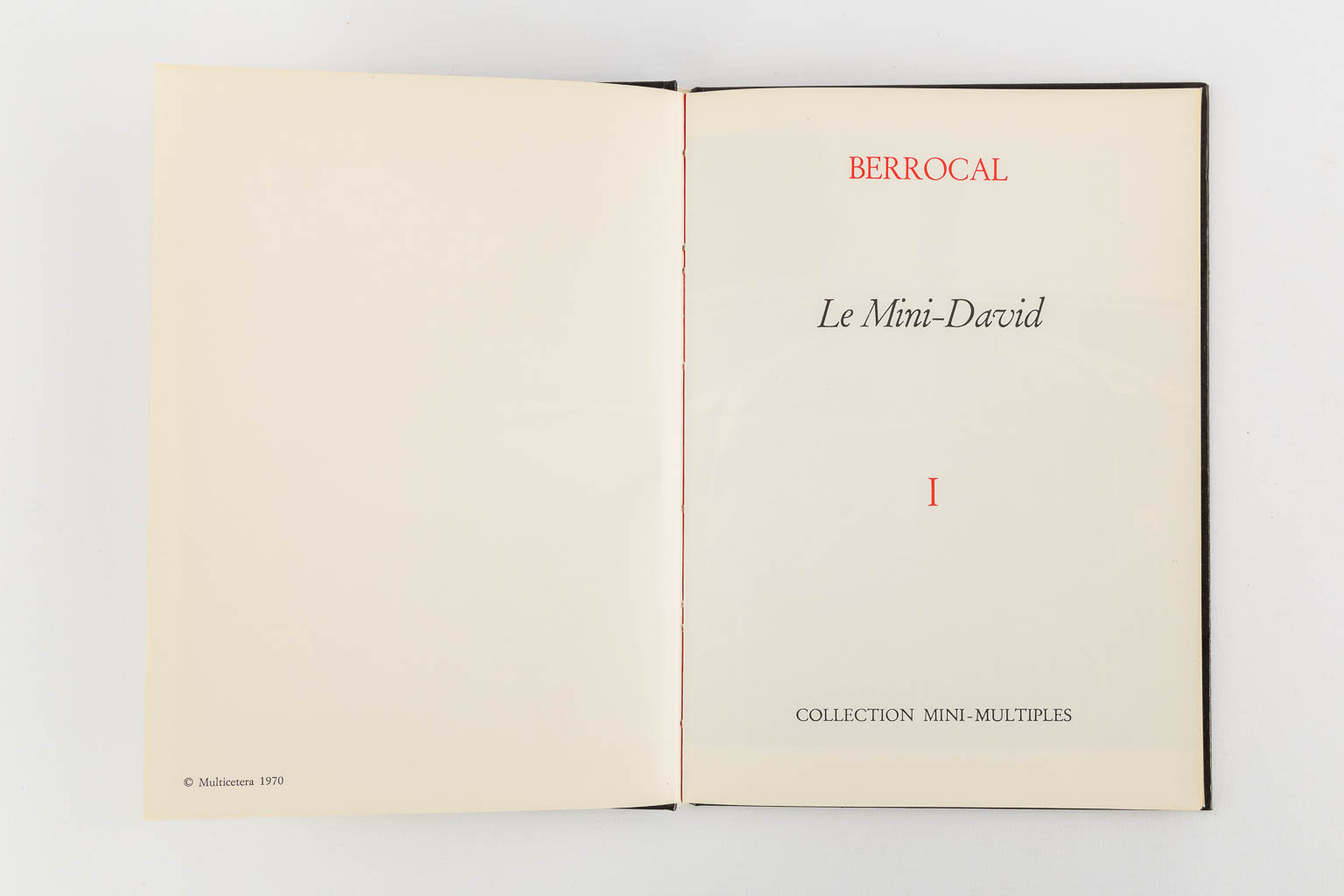 Miguel BERROCAL (1933-2006) 'Le Mini David' circa 1970