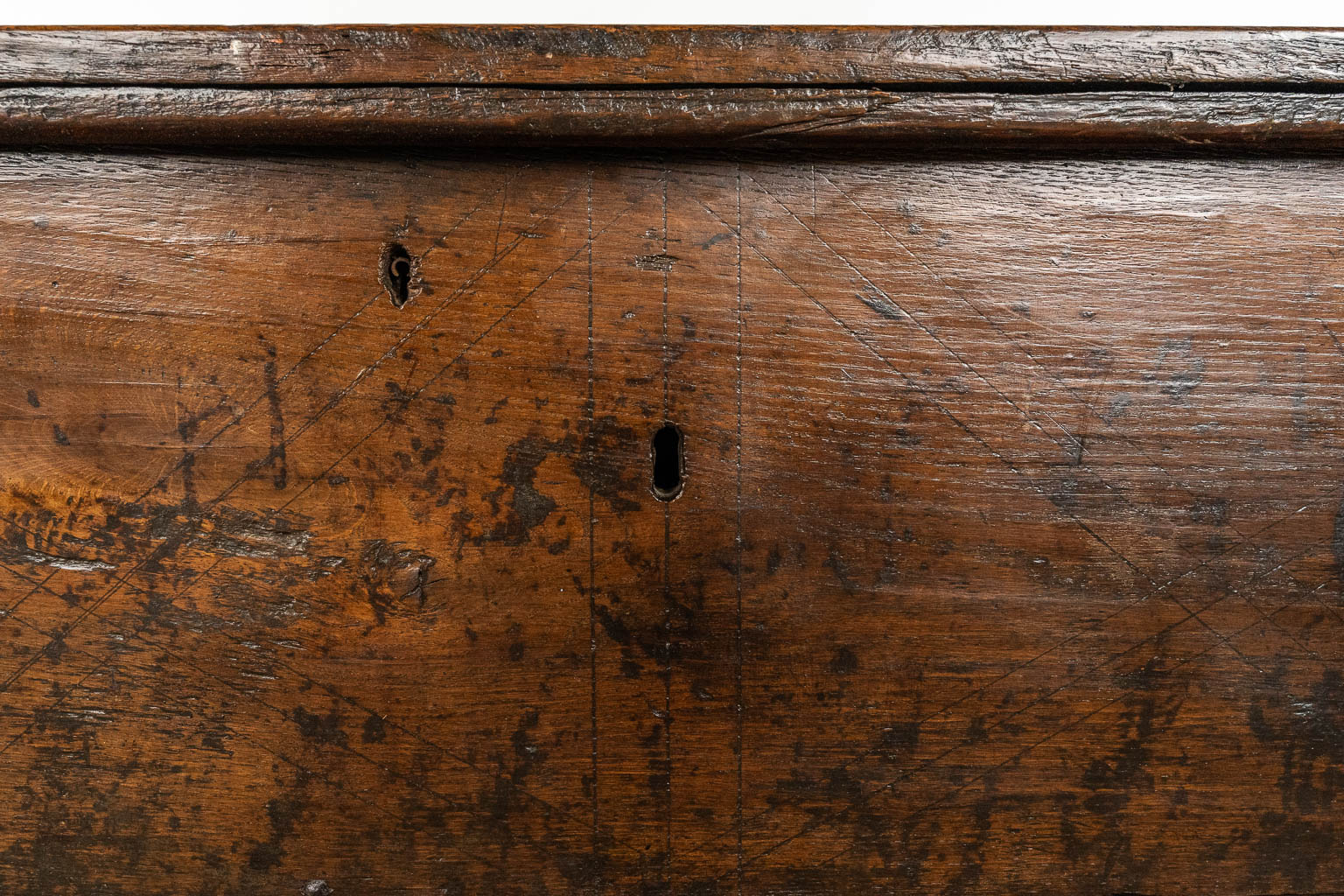 An antique Chest, sculptured oak, Flanders/The Low Countries, 17th C. 