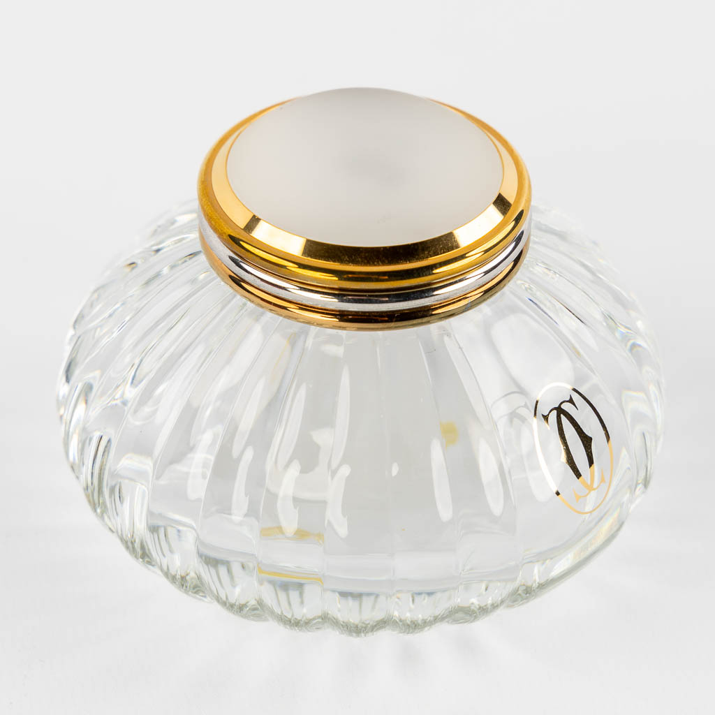 Must De Cartier, an inkwell, glass. New old stock. 