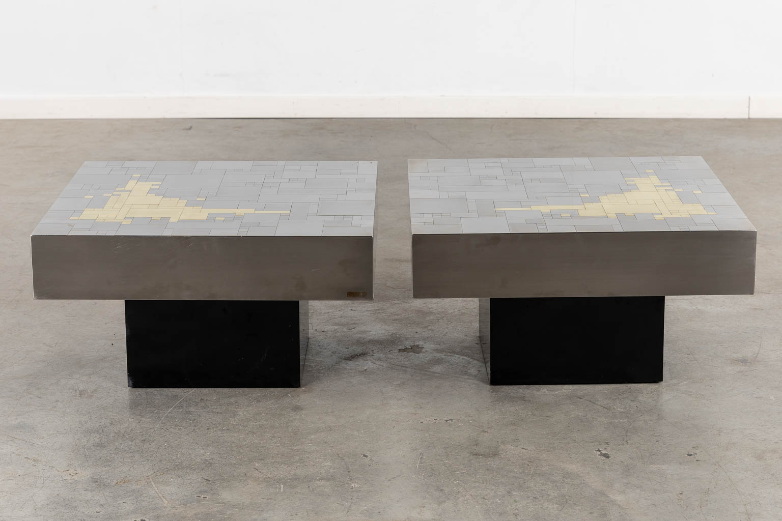 Jean-Claude DRESSE (1946) 'Pair of Coffee tables'