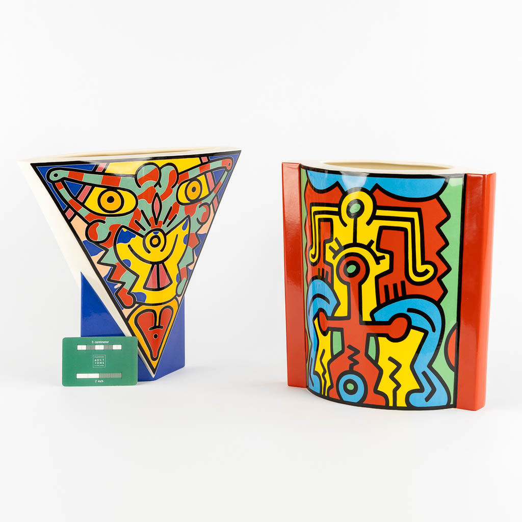 Keith HARING (1958-1990) 'Spirit of Art  - TriBeCa & SoHo' for Villeroy and Boch. (1992)