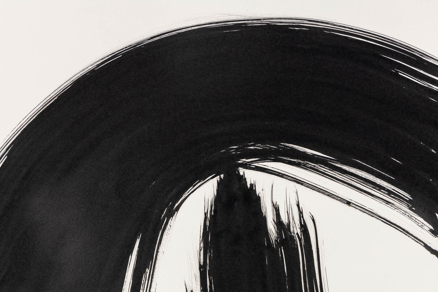 TSUKAI (XX) 'Calligraphy' eastern Indian ink on paper. (W:95 x H:64 cm)