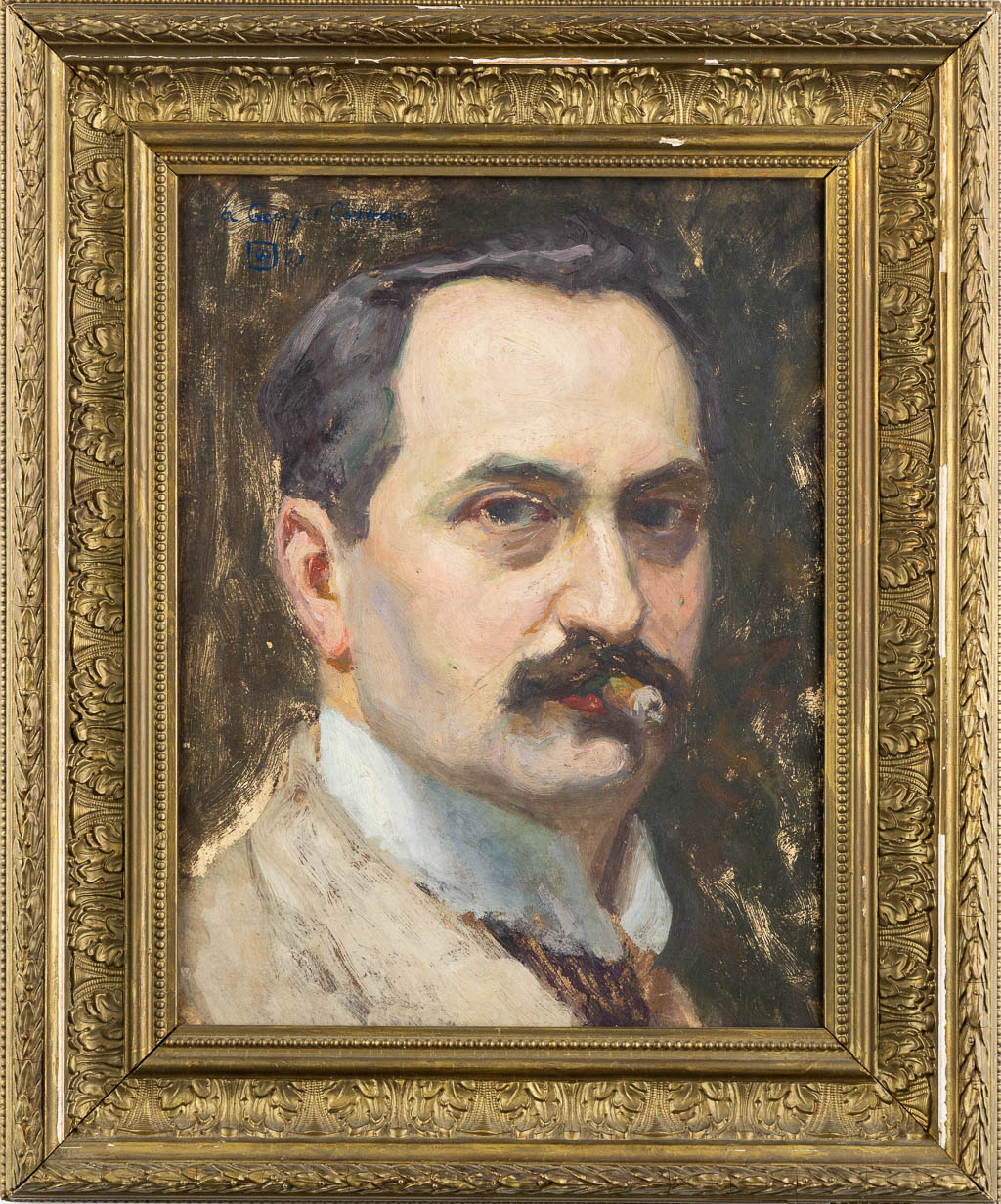 Toegewezen aan Théo VAN RYSSELBERGHE (1862-1926) 