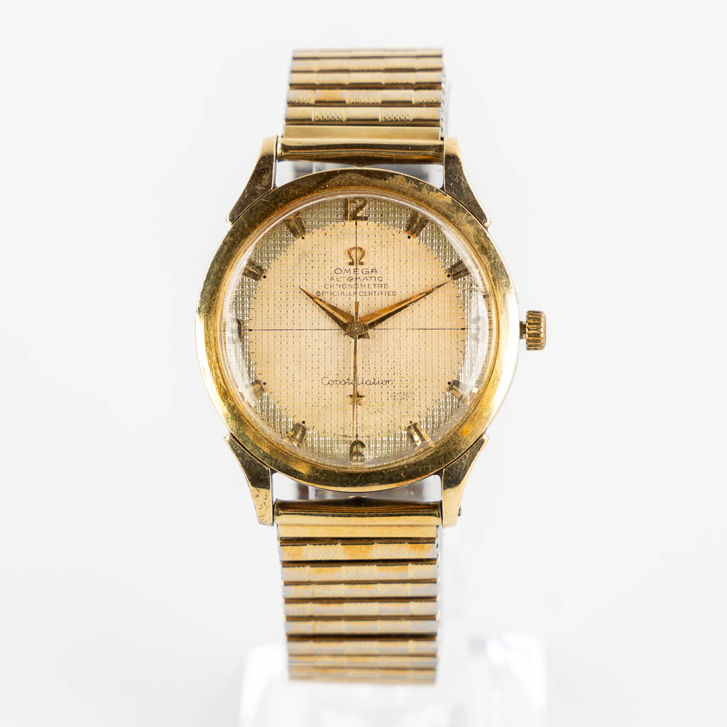 Omega Constellation 2643-4SC, verguld. 35mm. (D:3,5 cm)