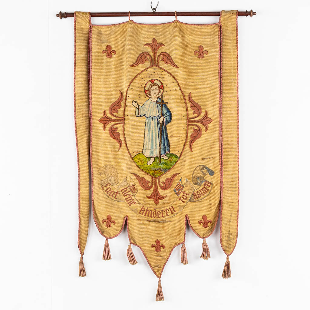 Two Chasubles and Two Banners, Embroideries. 