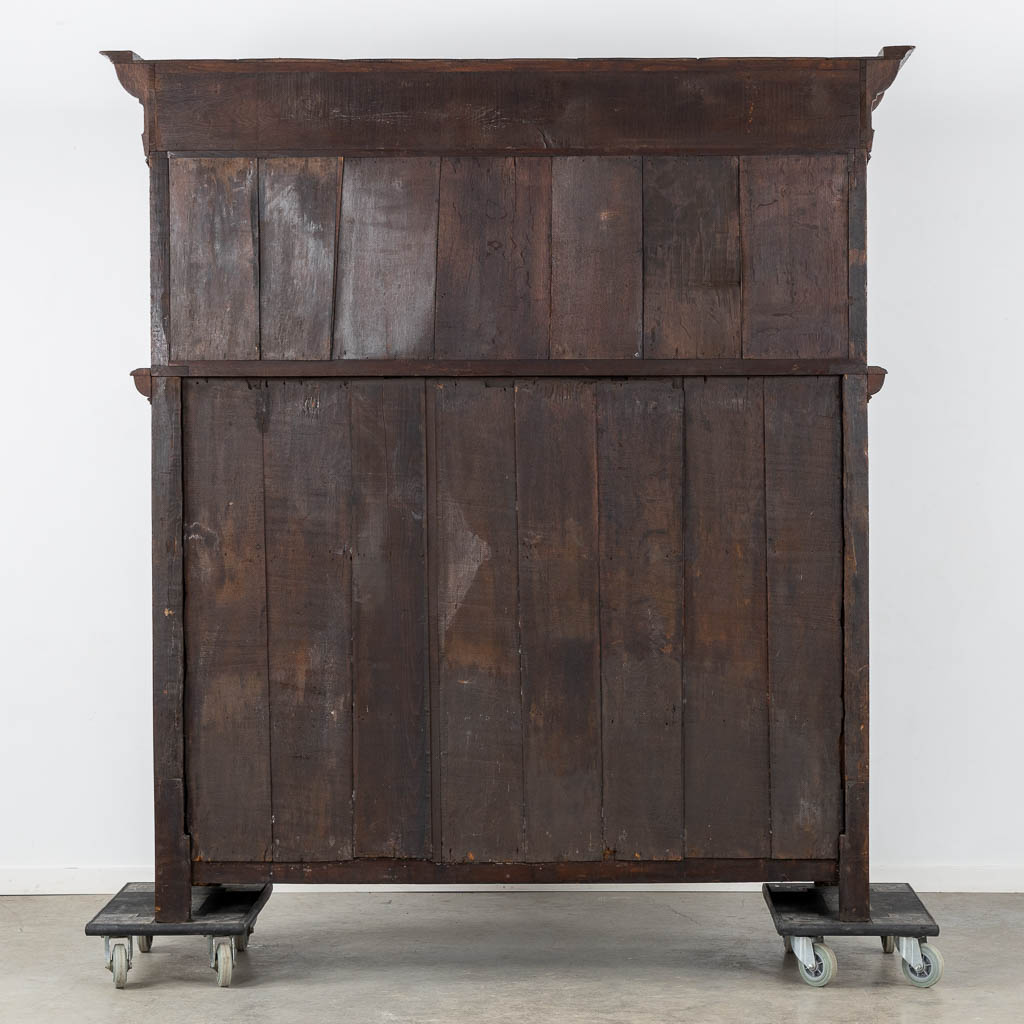 An antique 5-door cabinet 