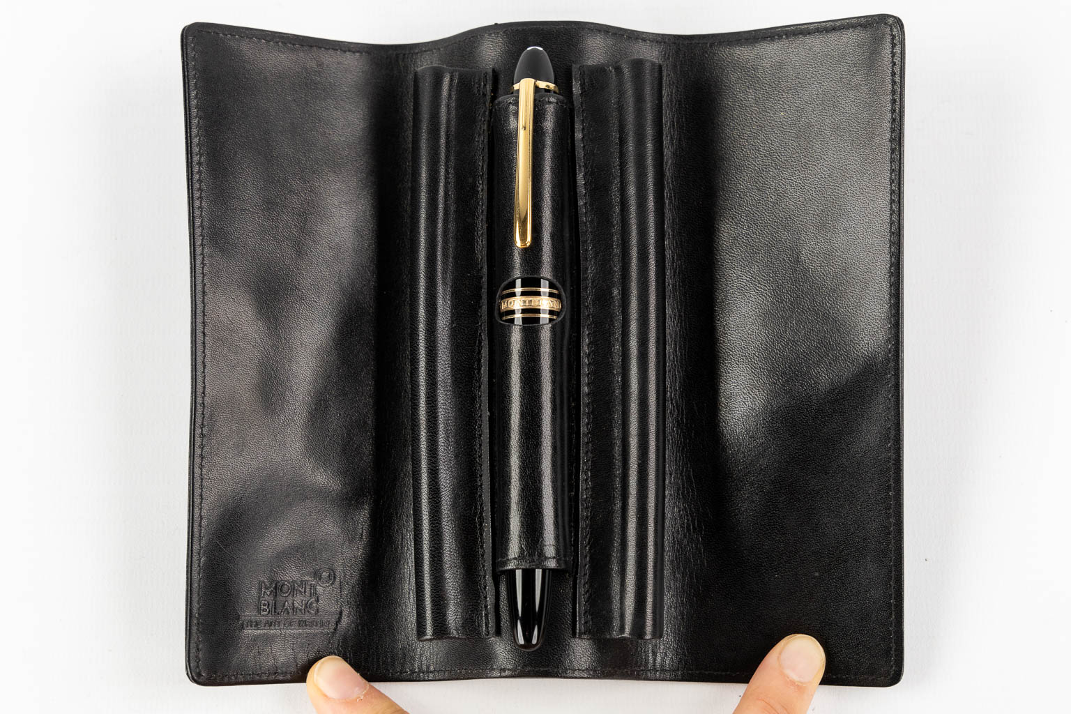 Montblanc, Meisterstück, a fountain pen with 14kt gold nib. 