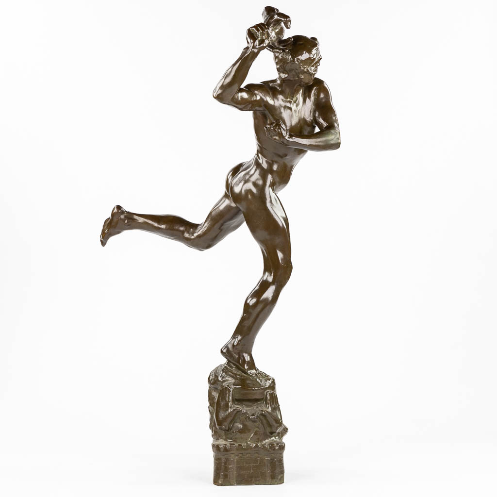 Jef LAMBEAUX (1852-1908) Exceptional bronze statue 