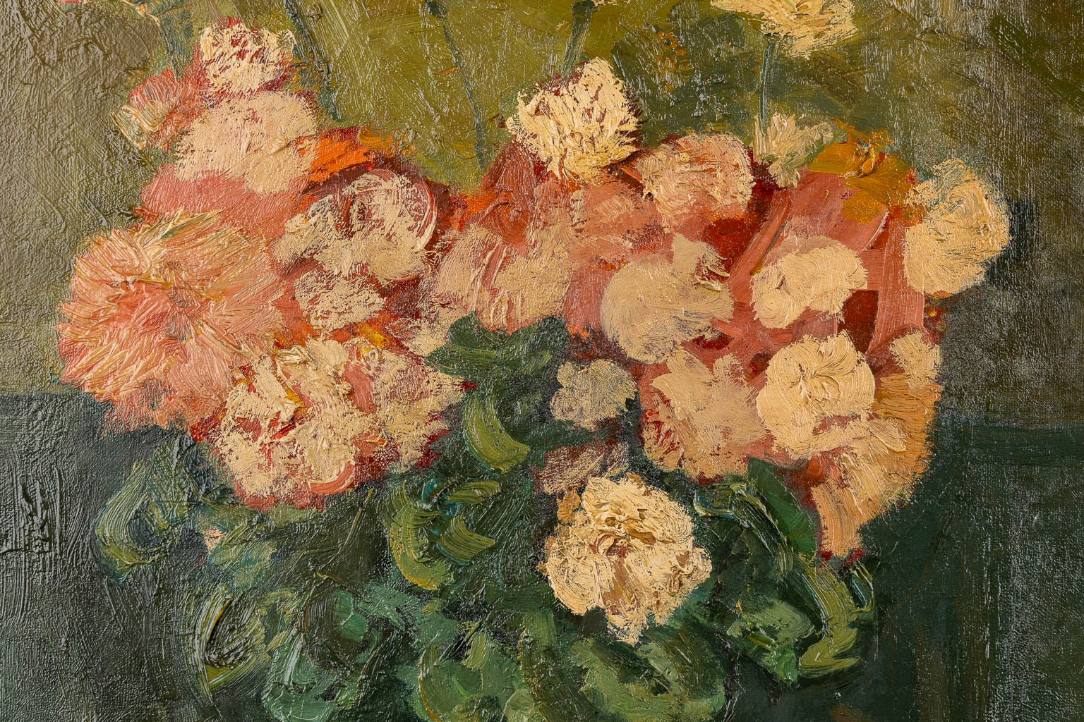  War VAN OVERSTRAETEN (1891-1981) 'Flower still-life'