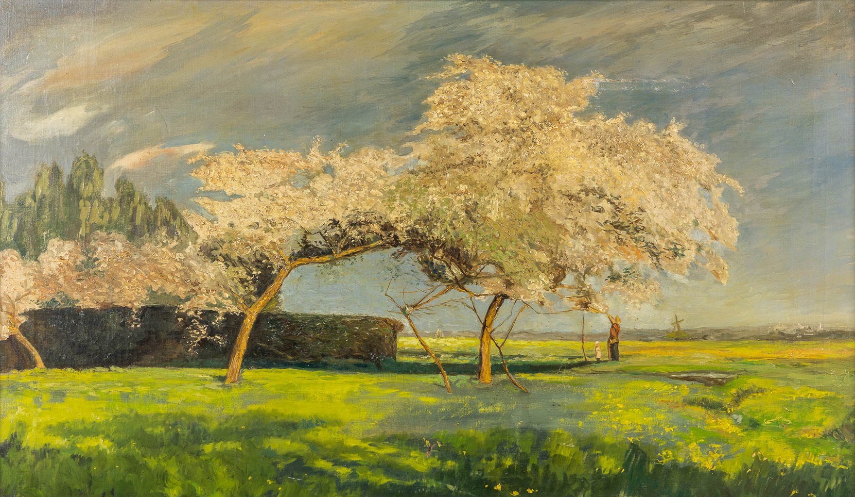 After Hans ENDE AM (1864-1918) 'Spring Day'. (W:62 x H:104,5 cm)