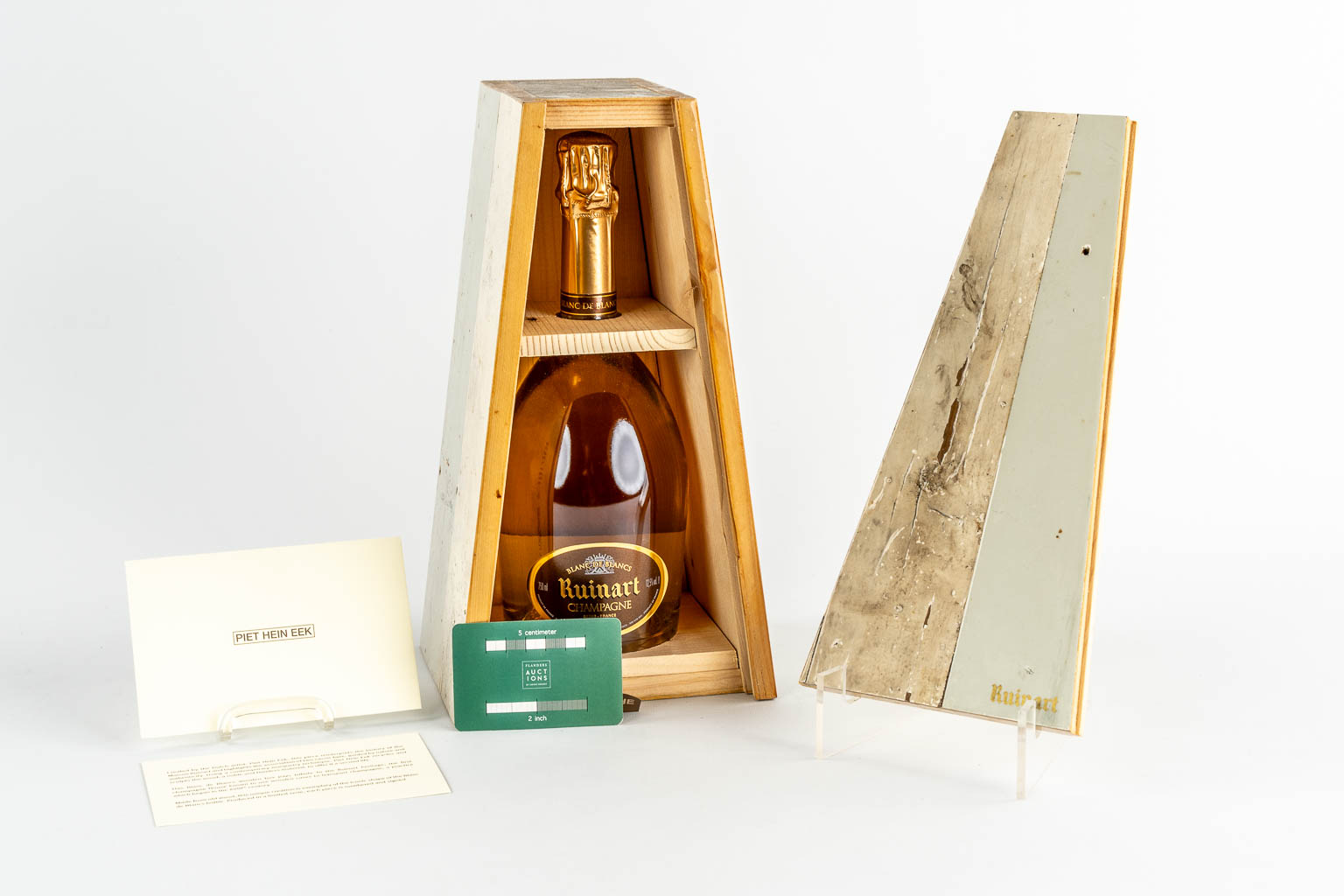 Piet Hein EEK (1967) 'Champagne bottle case' for Ruinart Blanc-de-Blanc  