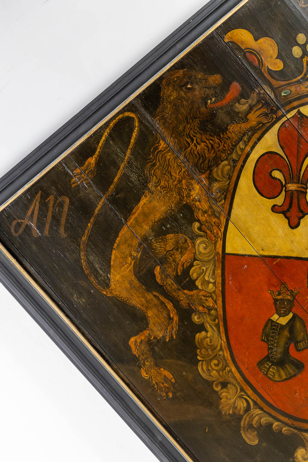 An exceptional Obiit, Heraldry for Ingelmunster, Dated 1697. (W:210 x H:210 cm)