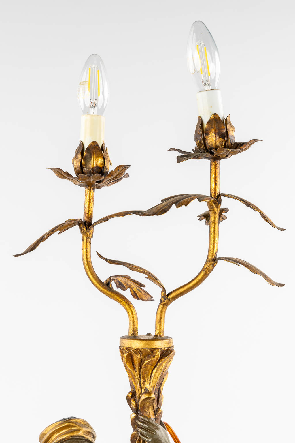 A decorative table lamp 'Blackamoor', circa 1970.